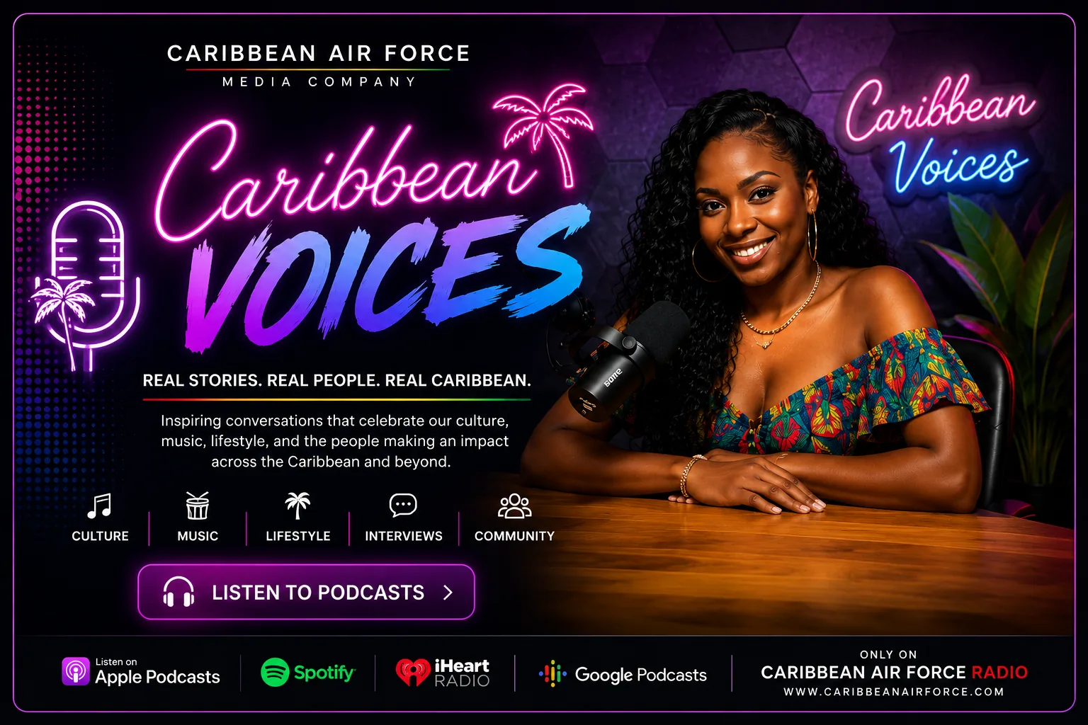 Caribbean Voices podcast — Real Stories. Real People. Real Caribbean.