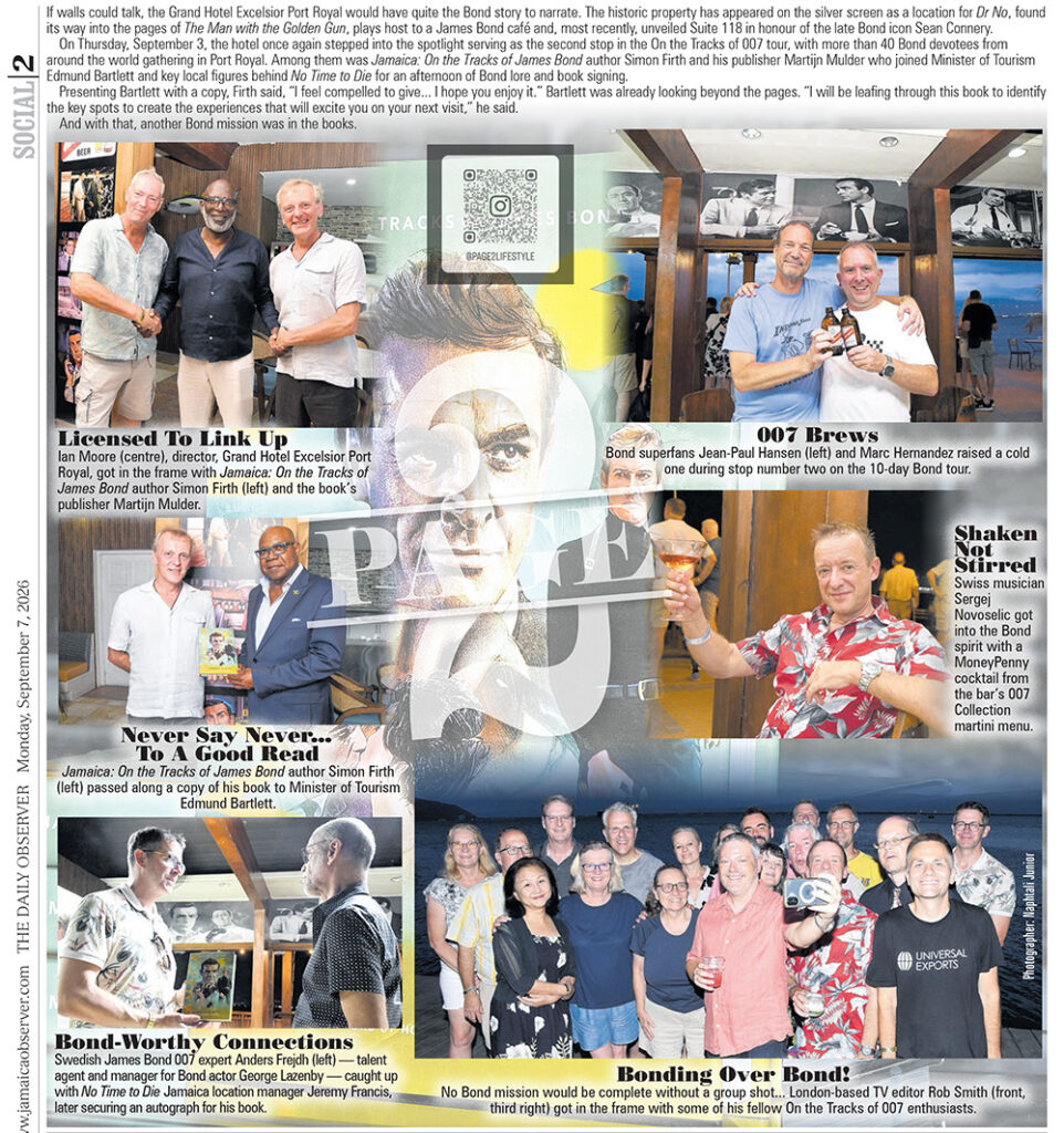 Grand Hotel Excelsior Port Royal Hosts International James Bond Enthusiasts on Curated Island Tour