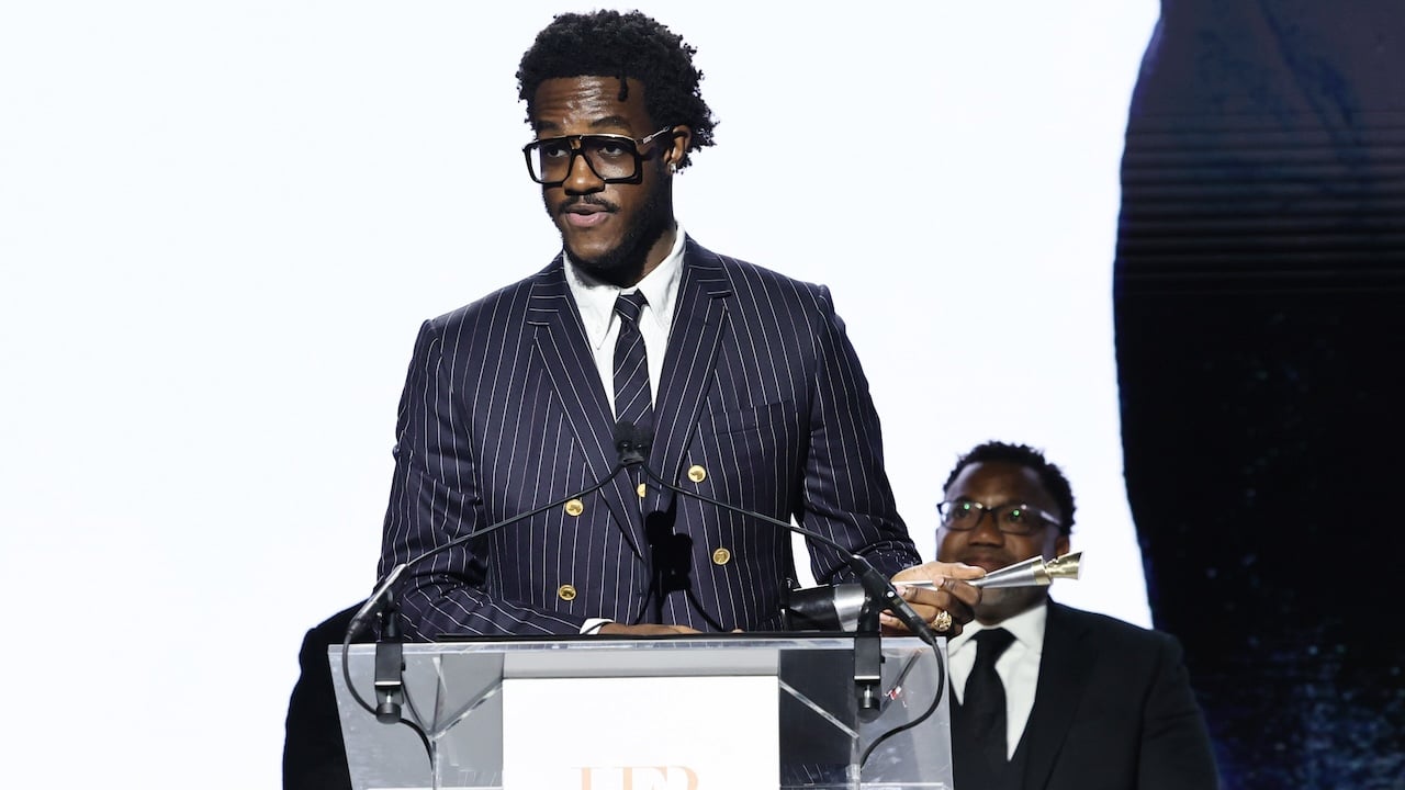 Wisdom Kaye Honored with Virgil Abloh Award at Harlem’s Fashion Row