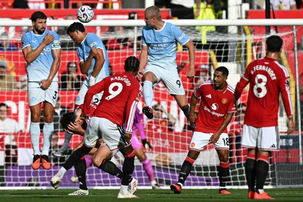 Haaland’s Strike Secures Dramatic Win for 10-Man City at Old Trafford