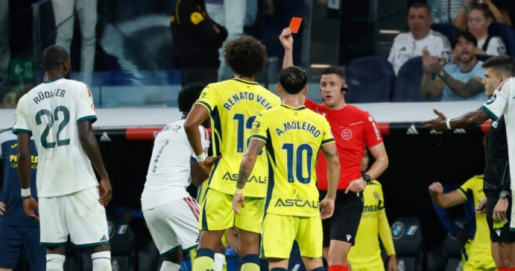 Real Madrid’s Vinicius banned for Clasico after red card