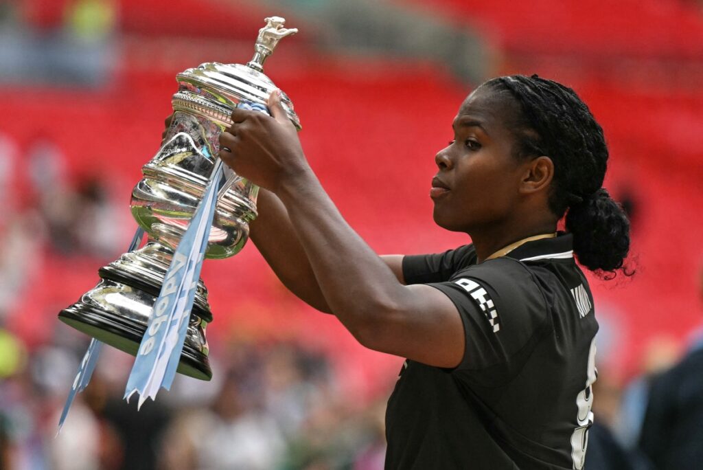 ‘Bunny’ Shaw finishes historic third in Ballon d’Or race
